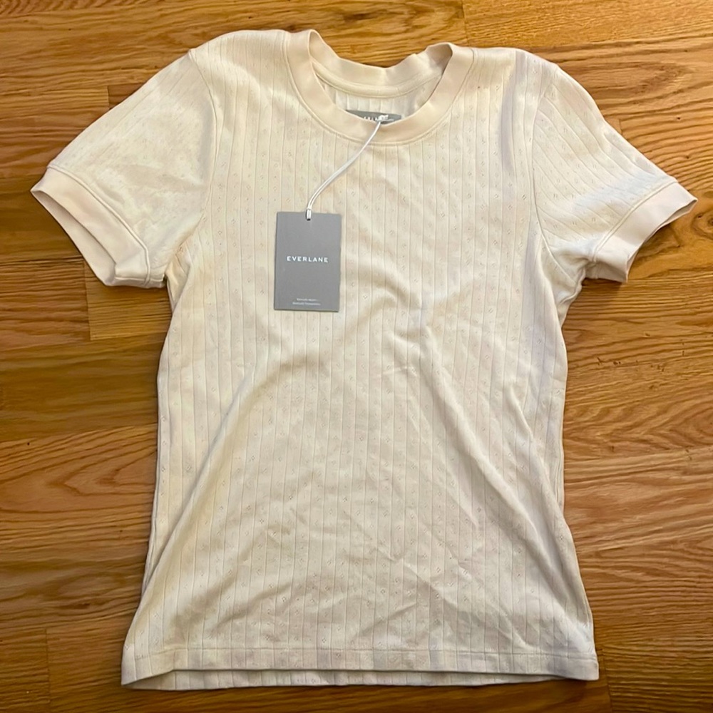 Everlane Pointelle Tee